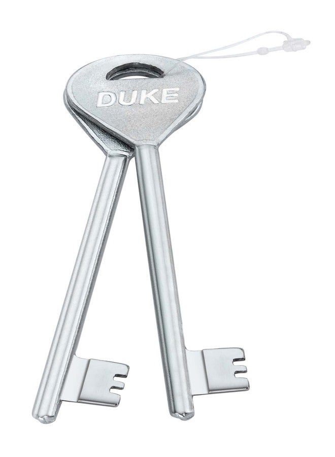 دوق قفل باب من نوع DUKE بطلاء نحاسي ومفتاحين - Image 2